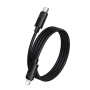 Data - кабель BOROFONE BX123 PD30W Type-C to Lightning, Black