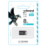 USB - флешка Wibrand USB 2.0 Hawk 8Gb, Black