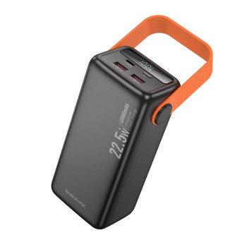 Зовнішній акумулятор Power Bank BOROFONE BJ66 Magnifico 22.5W PD20W 40000mAh, Black