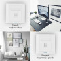 Розетка мережі Vention 1 Port keystone Jack Wall Plate 86 Type (IFAW0), White