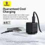 Мережевий зарядний пристрій з кабелем Baseus Palm Fast Charger 20W, Black