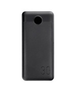 Зовнішній акумулятор VEGER L30 30000 mAh 20W, Black