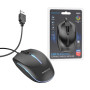 USB Дротова Міша BOROFONE BG10 1000 dpi 1,5 м, Black