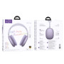 Бездротові навушники Bluetooth HOCO W65 Plus 400 mAh, Purple