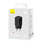 Сетевое зарядное устройство Baseus GaN5 Pro Fast Charger 2Type-C 40W EU, Black