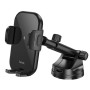 Тримач для мобільного HOCO HW5 Journey wireless fast charging car holder, Black