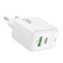 Сетевое зарядное устройство BOROFONE BAS44A Potential Type-C PD20W / USB QC3.0 EU, White