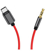 Аудіо-кабель Baseus M01 Yiven Type-C male To 3.5 male, Black