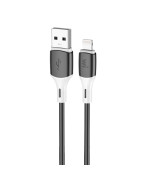 Data - кабель Wibrand Mamba USB-A to Lightning 1m, Black