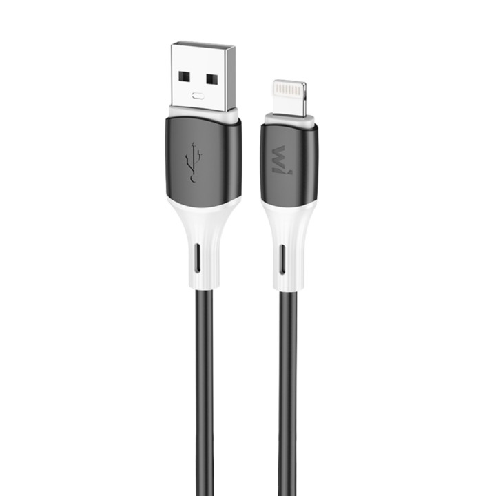 Data - кабель Wibrand Mamba USB-A to Lightning 1m, Black