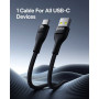 USB Data Кабель Baseus Flash 2 USB to Type-C 100W 2m, Cluster Black