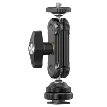 Шарнірне кріплення Ulanzi R098 Double Ball Heads with Code Shoe Mount, Black
