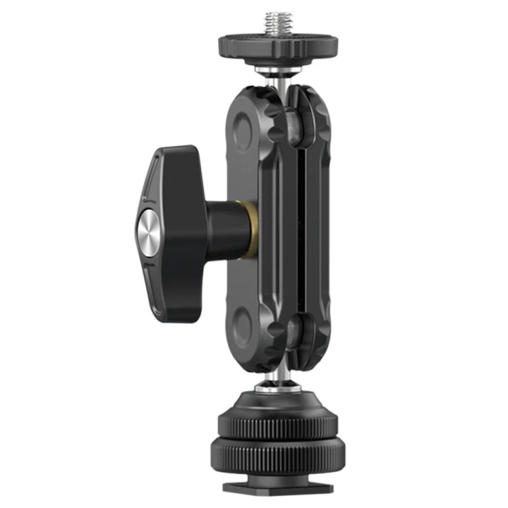 Шарнірне кріплення Ulanzi R098 Double Ball Heads with Code Shoe Mount, Black