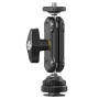 Шарнірне кріплення Ulanzi R098 Double Ball Heads with Code Shoe Mount, Black