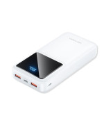 Внешний аккумулятор Power Bank Vention FHLW0 LED Display 22.5W 20000mAh, White