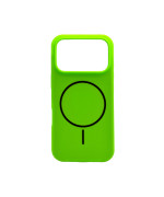 Чехол Cosmic Silicone Case Magnetic для iPhone 17 Pro Max, Shiny Green