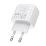 Сетевое зарядное устройство BOROFONE BAS44A Potential Type-C PD20W / USB QC3.0 EU, White