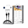 Data - кабель WIWU Duralink Wi-C073 USB to Type-C 27W 1m, Black
