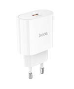 Мережевий зарядний пристрій HOCO C94A Metro PD20W, White