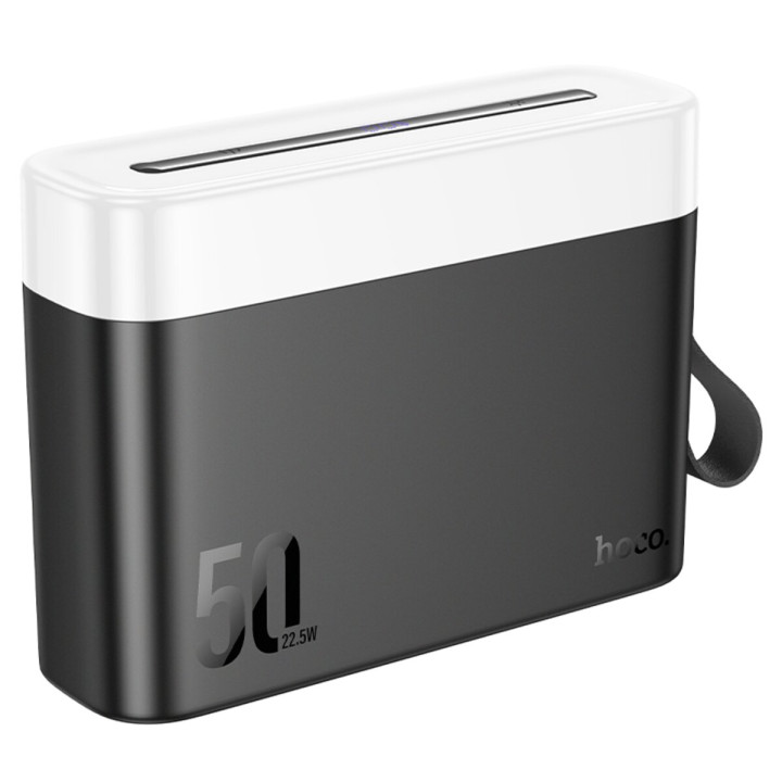 Внешний аккумулятор Power Bank HOCO J94A Masterful 22.5W 50000mAh с фонариком, Black