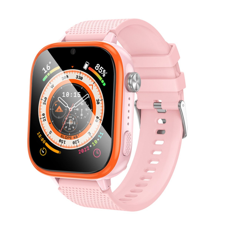 Детские смартчасы HOCO Y101 4G 680 mAh, Pink