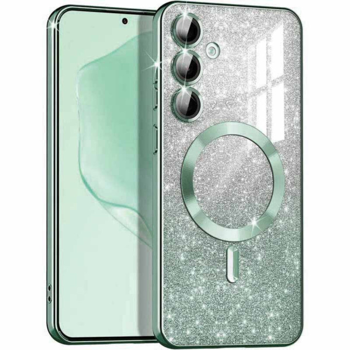 Чехол - накладка Cosmic CD Shiny Magnetic для Samsung Galaxy S24 Plus, Green