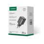 Мережевий зарядний пристрій UGREEN X517 25W, Black