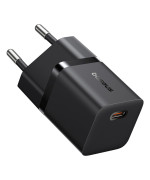 Мережевий зарядний пристрій Baseus GaN5 PD25W / QC3.0 2.1A, Cluster Black