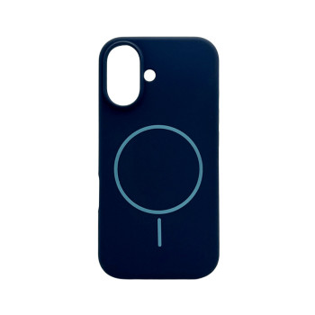 Чохол Cosmic Silicone Case Magnetic для iPhone 16, Dark Blue