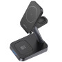 Беспроводное зарядное устройство ACEFAST E3 20W desktop three-in-one wireless charging stand, Black
