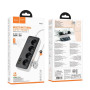 Мережевий подовжувач HOCO AC22 Sunlight 4-bit PD30W EU / GER 3m, Black
