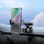 Тримач для мобільного HOCO HW5 Journey wireless fast charging car holder, Black