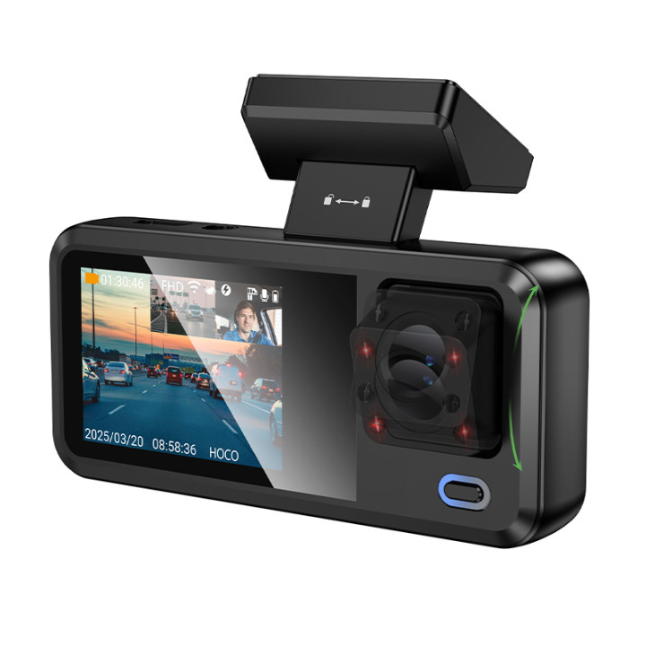 Автомобильный видеорегистратор HOCO DV15 2-inch display 150mAh, Black