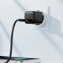 Сетевое зарядное устройство ACEFAST A117 с кабелем USB Type-C to USB Type-C, Black