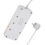 Сетевой Удлинитель HOCO AC22 Sunlight 4-bit PD30W 3A 1.5 м, White