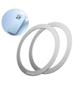 Пластина для магнитного держателя Baseus Halo Series Magnetic Metal Ring（2pcs/pack), Silver