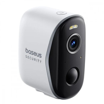 Вулична IP-камера відеоспостереження Baseus Security N1 Plus 2K 7800mAh, White