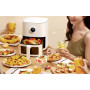 Мультипіч - аерогриль Xiaomi Mijia Smart Air Fryer Pro 4L з перехідником на EU розетку 1500W, White