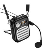 Портативна колонка з гарнітурою HOCO L23 Lemony 5W 1200mAh, Black