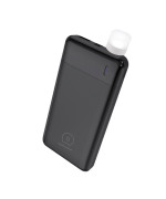 Внешний аккумулятор WUW Y162 10000mAh 10.5 W с Led фонариком, Black