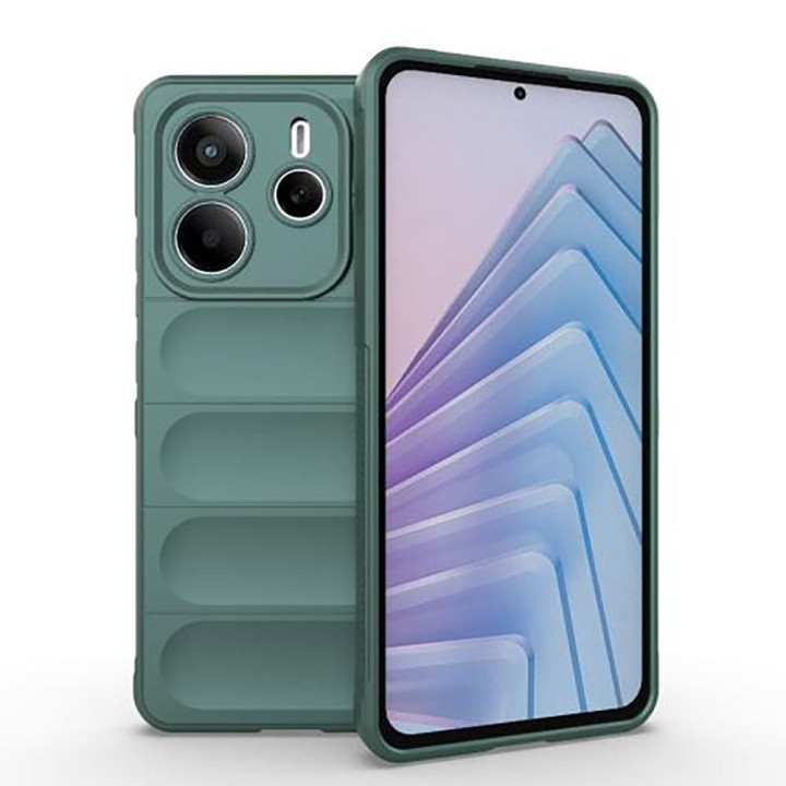 Чехол Cosmic Magic Shield для Xiaomi Redmi Note 14 4G, Dark Green