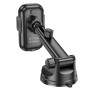 Тримач для мобільного HOCO HW5 Journey wireless fast charging car holder, Black