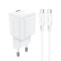 Мережевий зарядний пристрій ACEFAST A73 mini PD20W / QC3.0 GaN, White