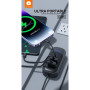 USB - хаб WUW C245 USB-A to 2 USB-A, USB-C, Black