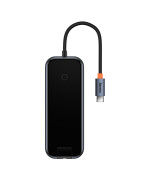 USB - Xаб Baseus AcmeJoy 8-Port, Dark Grey (WKJZ010613)