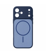 Чехол Silicone MAG COVER для iPhone 16, Dark Blue