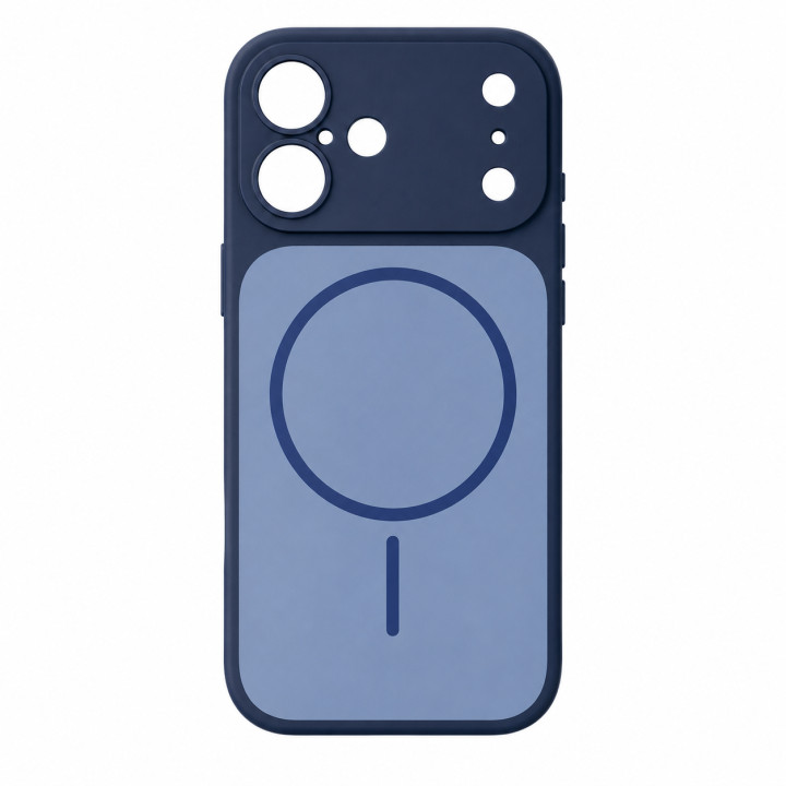 Чохол Silicone MAG COVER для iPhone 16, Dark Blue