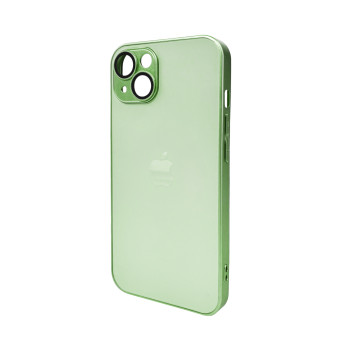 Чохол AG Glass Matt Frame Color для iPhone 14, Light Green