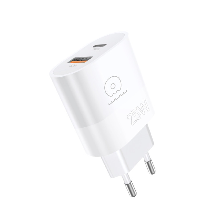 Сетевое зарядное устройство WUW C251, White