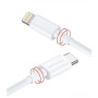 Data-Кабель WUW X181 Type-C to Lightning PD20W, White
